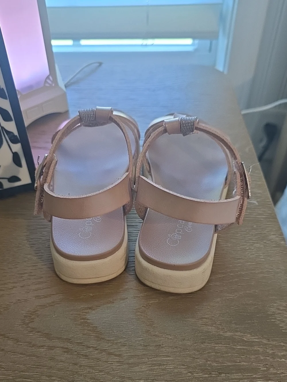 Toddler Girl Rhinestone T-Strap Sandals
